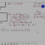 Perimeter Of A Rectangle With Variables