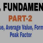 What Is RMS Value Average Value Form Factor And Peak Factor