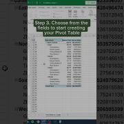 Как создать сводную таблицу за 3 шага Excel