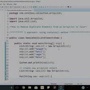 How To Remove Duplicate Elements From An ArrayList In Java