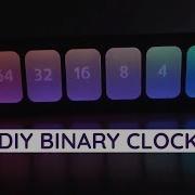 DIY Binary Clock With RGB LEDs Powered By Raspberry Pi Pico W Made With A Cricut Machine