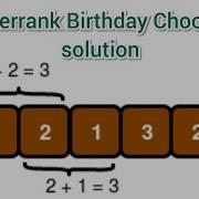 Birthday Chocolate HackerRank Solution Explained In Hindi Coding4u