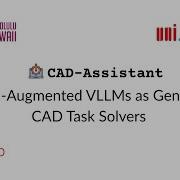 CAD Assistant Tool Augmented VLLMs As Generic CAD Task Solvers