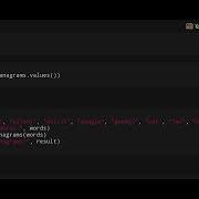 Python Program To Group Anagrams Using List And Dictionary