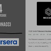 COURSERA INTERVIEW QUESTION N Th Tribonacci Number LeetCode Problem 1137