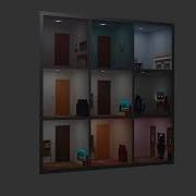 Blender Fake Interior Parallax Mapping