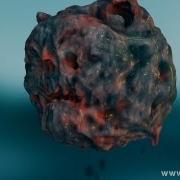 Meatball Element 3D Animated Bumpmap With Particular Test Render 03