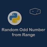 Random Odd Number From Range In Python