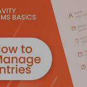 Gravity Forms Beginner Tutorial Managing Entries