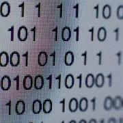 Time Lapse Of Binary Code Stock Video