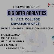 Webinar On Big Data Analytics S I V E T College What Is Big Data How It Works Pantechelearning