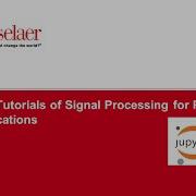 Hands On Tutorials Of Signal Processing For PMU Data Applications Using Jupyter Notebooks
