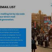 ZIPCODE DATABASE Zip Code Email List USA Zip Code Data