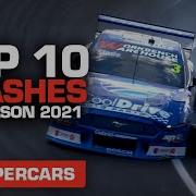 Top 10 CRASHES Of The Year Supercars 2021
