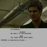 Classic Movie Scenes THE SOCIAL NETWORK 2010 He S Wired In Script To Screen