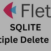Flet Tutorial SQlite3 Multiple Delete Row