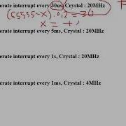Pic16F877 Timer And Counter 1