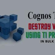 IBM Cognos TM1 Tutorial TI Process Destroy View Dynamically In Bulk NO MUSIC