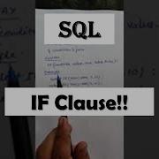 IF Clause In SQL Yts Viralshorts Sql