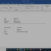 Radio Script Format