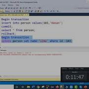 Database Transaction Commit Rollback Savepoint In Sql Server Part2