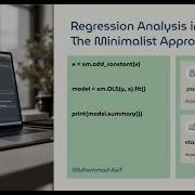 Regression In Python Using Statsmodels Library