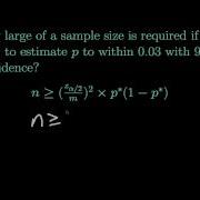 Confidence Intervals For A Proportion Determining The Minimum Sample Size