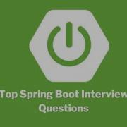 8 SpringBoot Spring Boot You Can Handle Global Exceptions Interview Question
