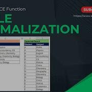 Normalization Of Table In Excel Using LAMBDA Helper Function REDUCE