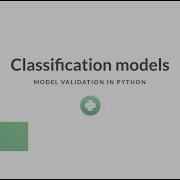 Python Tutorial Classification Models