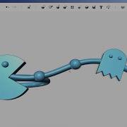 123D Design PacMan Ring