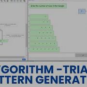 Flowgorithm Triangle Pattern Generator