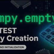 Why Numpy Empty Is FASTER Than Zeros And Ones Python Numpy