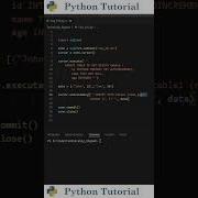 Создание баз данных SQLite с помощью Python Учебное пособие по Python