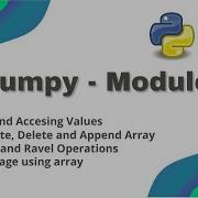 8 OPENCV PYTHON Numpy 2 Indexing Delete Append Array Ravel And Flatten NDArray To Image