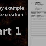 Invoice Creation Part 1 Java By Example