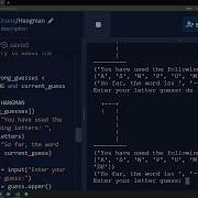 Python Hangman With Lists If Else While Loops