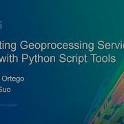 Creating Geoprocessing Services With Python Script Tools