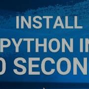 01 Установка Python за 60 СЕКУНД на Windows Серия Установка программного обеспечения за 60 сек