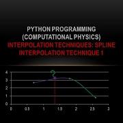 Python 17 Numerical Methods Spline Interpolation 1
