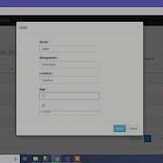 How To Use JQuery Datatable With CRUD Functionality Example Application