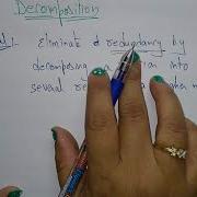 Decomposition In Dbms DBMS Lec 46 Bhanu Priya