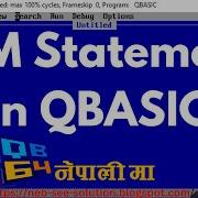 DIM Statement In Qbasic DIM Computeraddiction QBasic In Nepali Explicit Variable Declaration