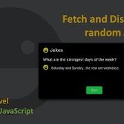 Fetch And Display Random Jokes Javascript Api Tutorial For Beginners Fetch API
