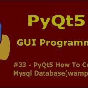 Подключение к базе данных PyQt5 Mysql 33