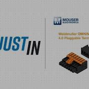 This Just In Weidmuller OMNIMATE 4 0 Pluggable Terminal Blocks Mouser Electronics