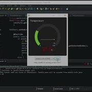Java Serial Communication Temperature Monitor