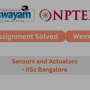 Sensors And Actuators Week 1 NPTEL ANSWERS 2026 Nptel2026 Myswayam Nptel Nptelexam