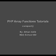 PHP Array Functions 31 Compact