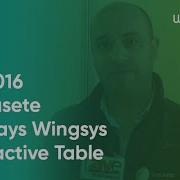 ISE 2016 Famasete Displays Wingsys Interactive Table